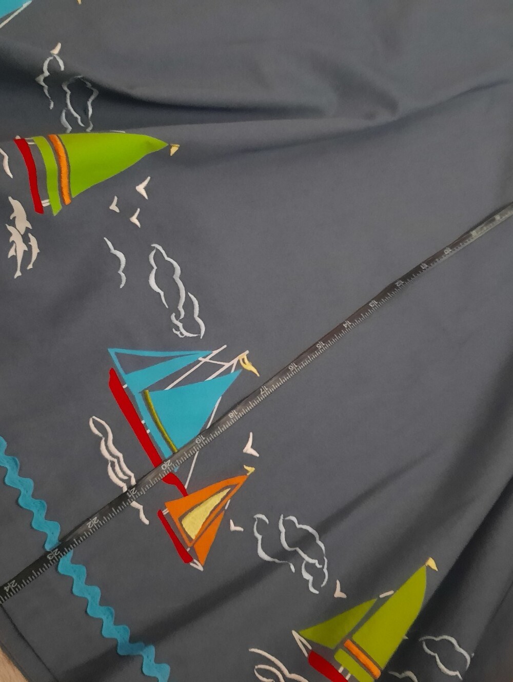 Liz Claiborne Sailboat Flare Skirt - Picture 6 of 6